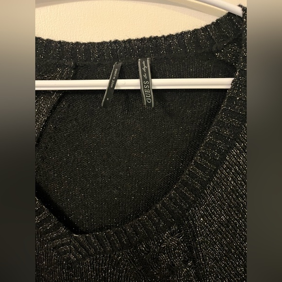 Black Knit Guess Sweater - Picture 2 of 3